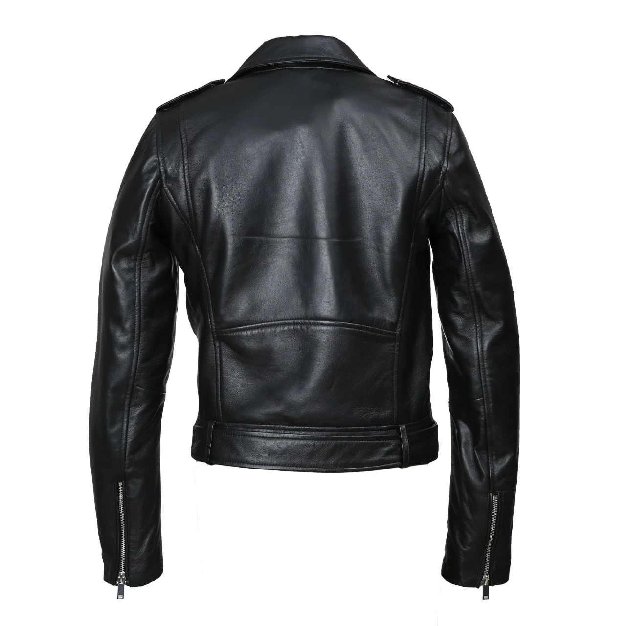 Ava Women Leather Biker Jacket by sync leather