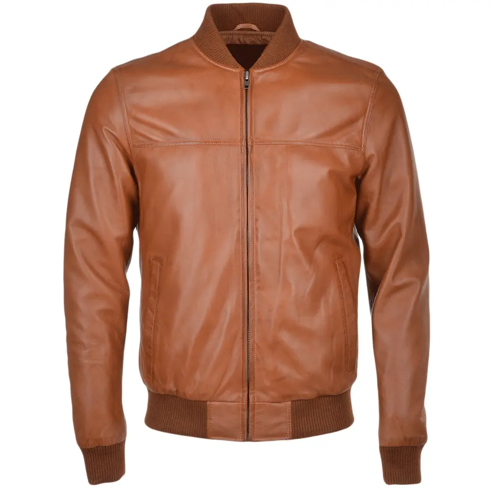 Stannis Men's Bomber Leather Jacket