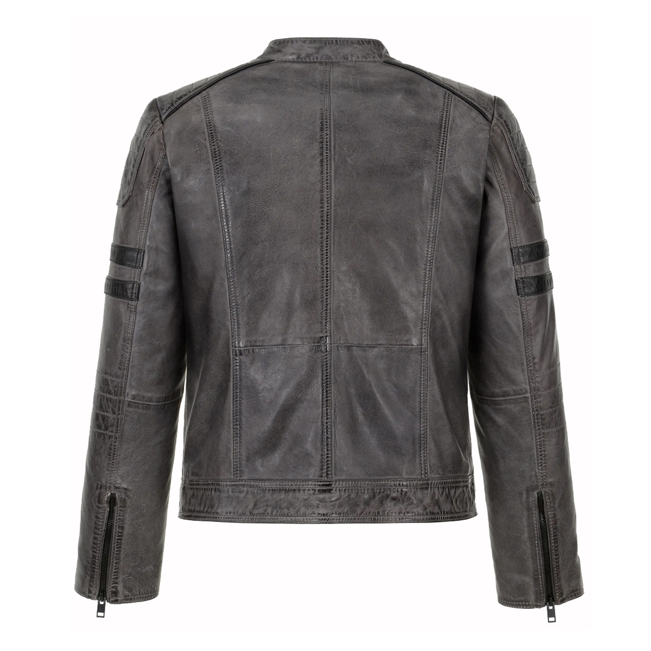 Schott Men Vintage Leather Jacket - Image 2