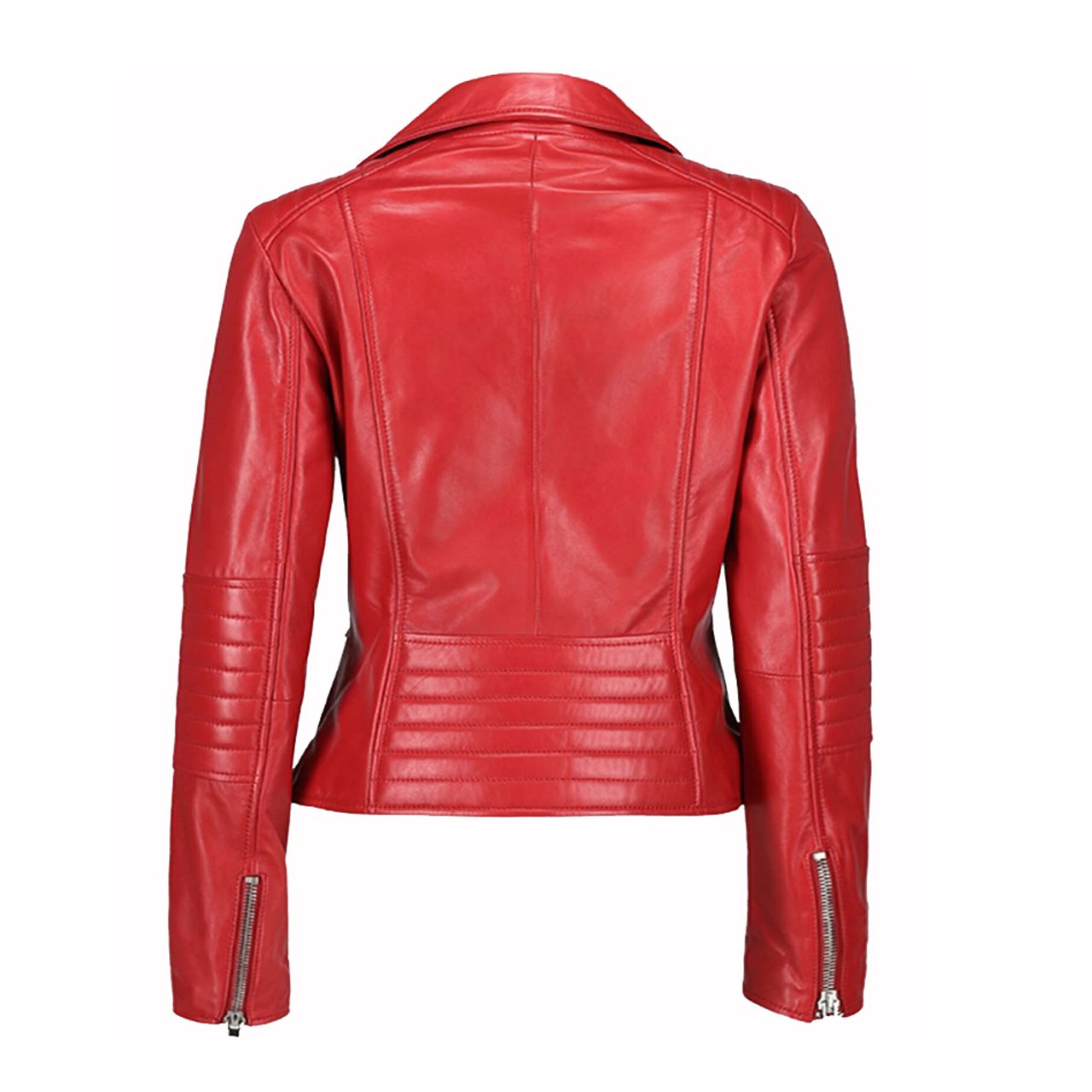 Angelina women biker leather jacket by sync leather
