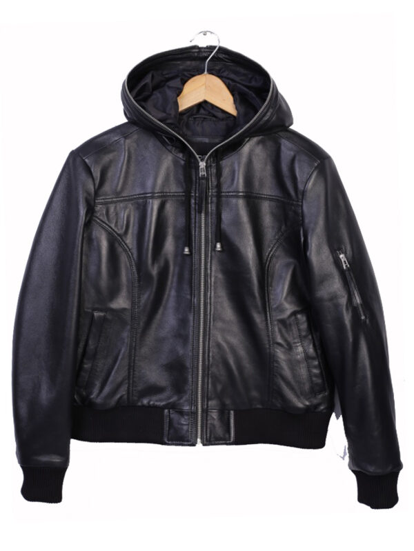 charlotte women bomber leather jacket by sync leather