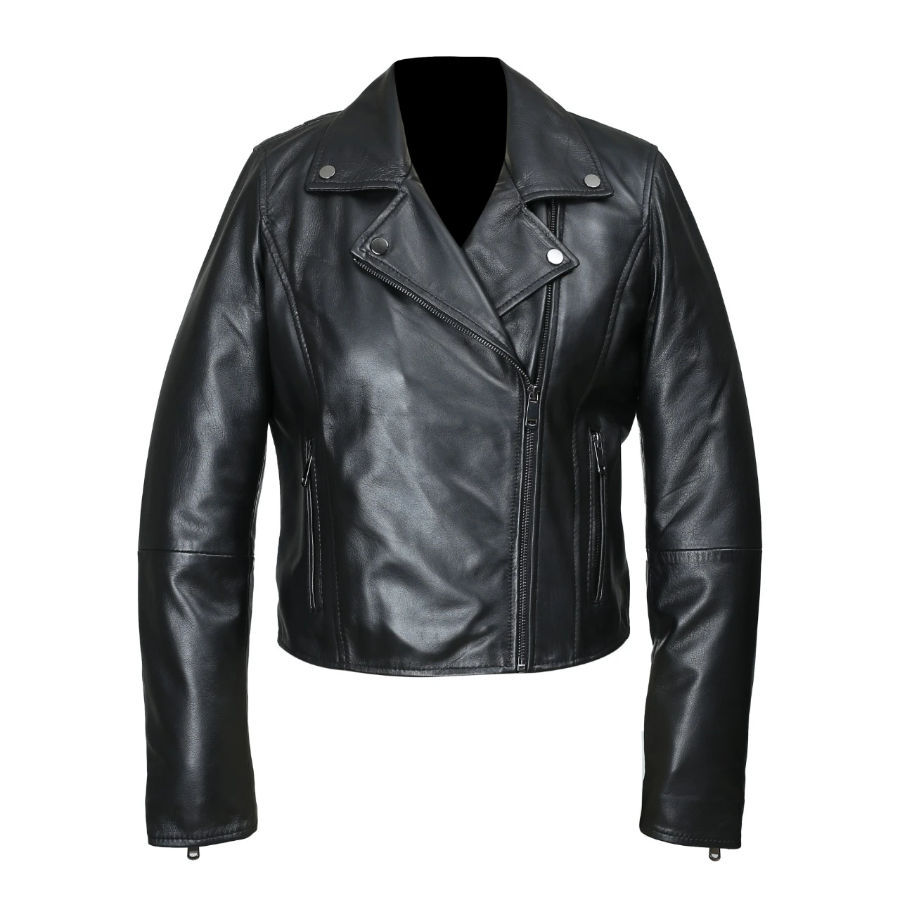 leather biker jacket for women by sync leather