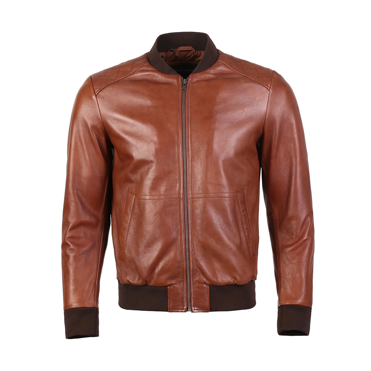 Miles Bomber Leather Jacket