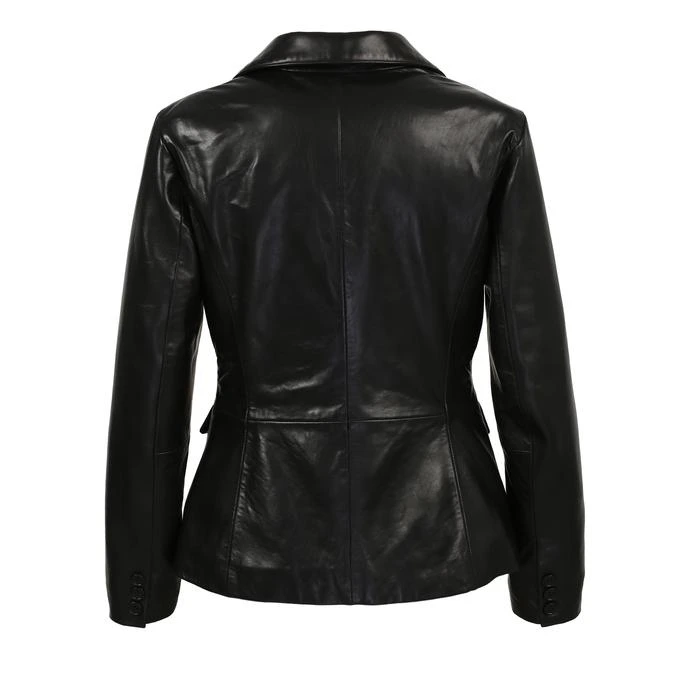 sherlyn women leather blazer by sync leather