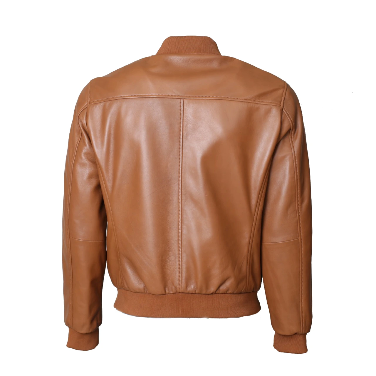 Wilson Men Bomber Leather Jacket - Image 2