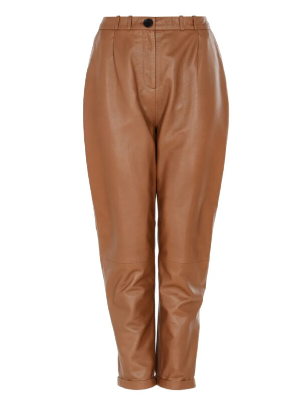Abigail leather pant for women-sync leather
