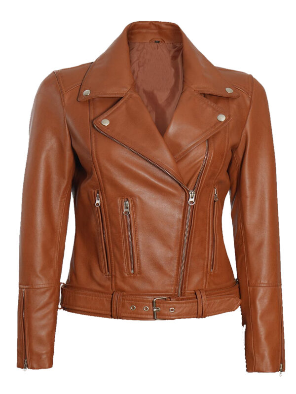 jolie women leather biker jackets
