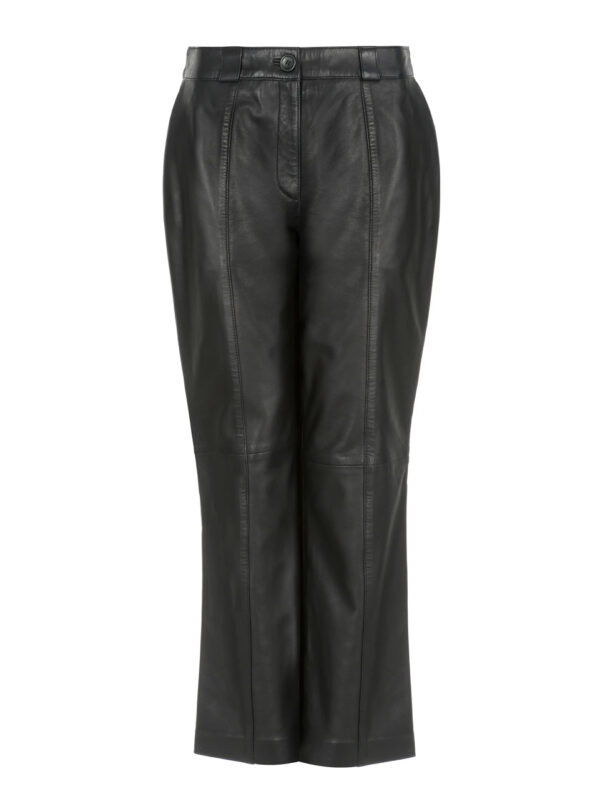 mia women leather pant by sync leather