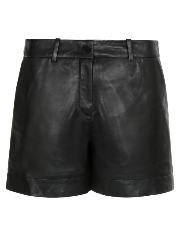 sofia women leather short by sync leather