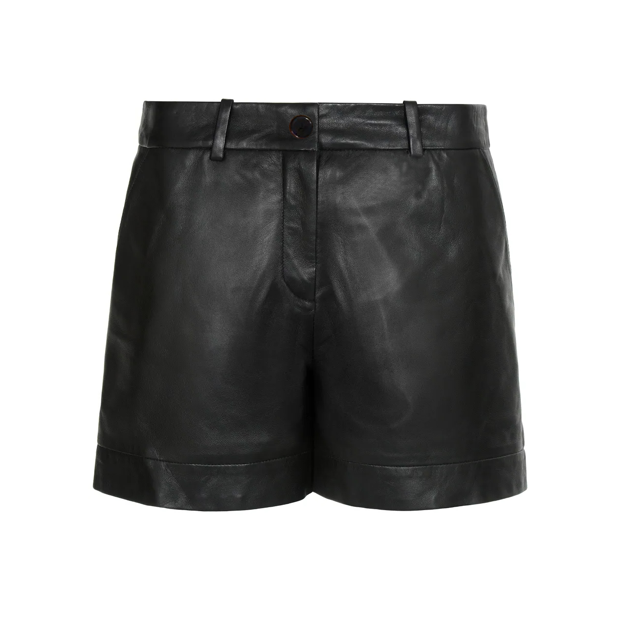 sofia women leather short by sync leather