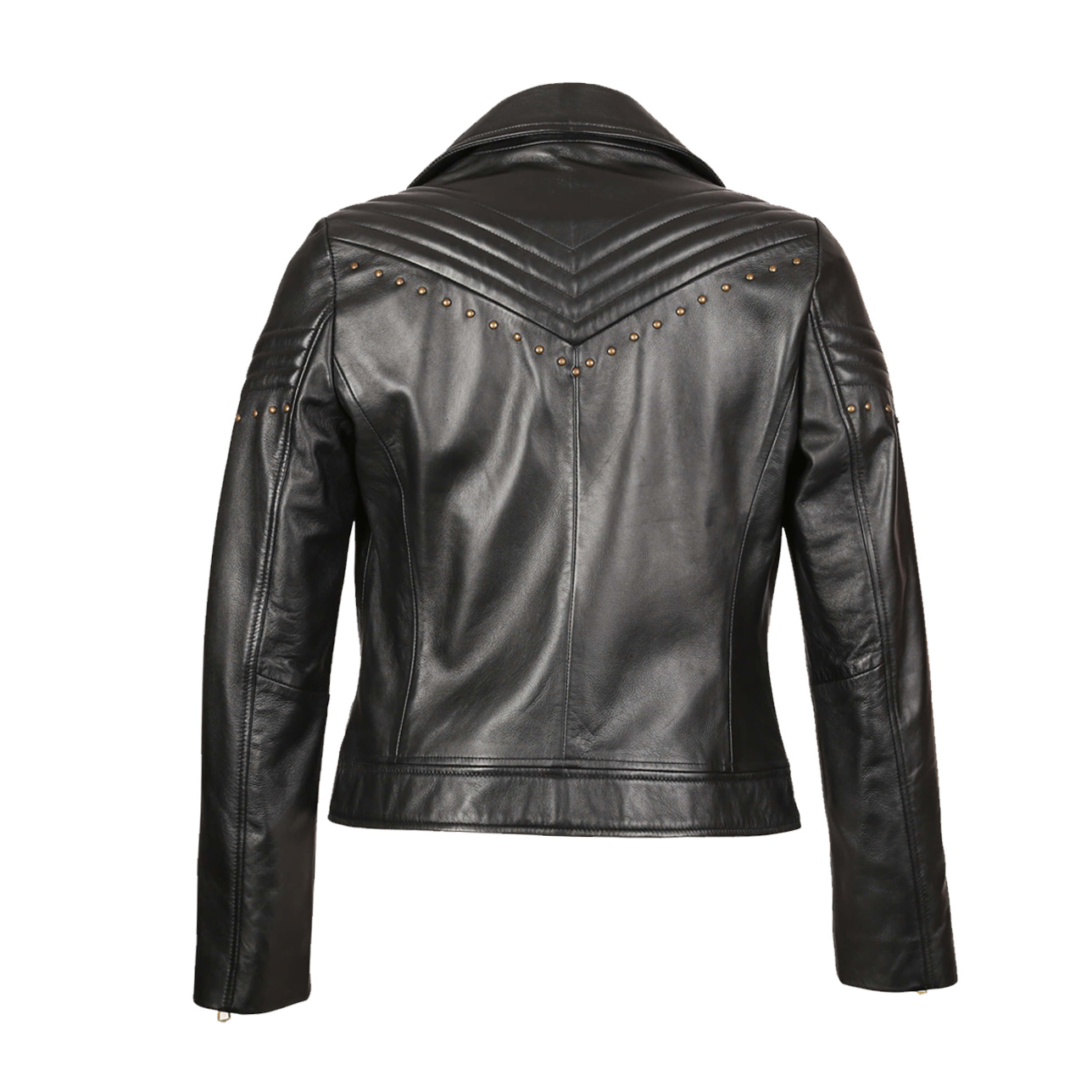 Aaliyah Women Biker Leather Jacket - Image 2