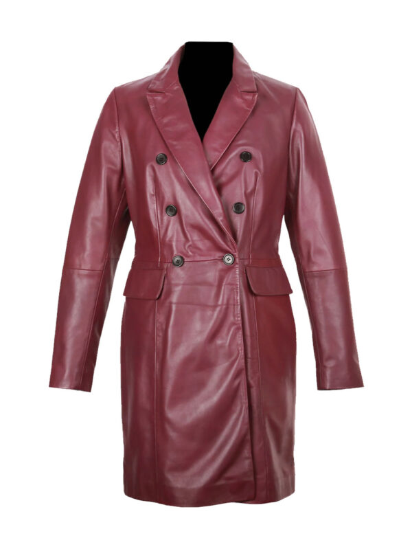 WOMEN LEATHER COAT