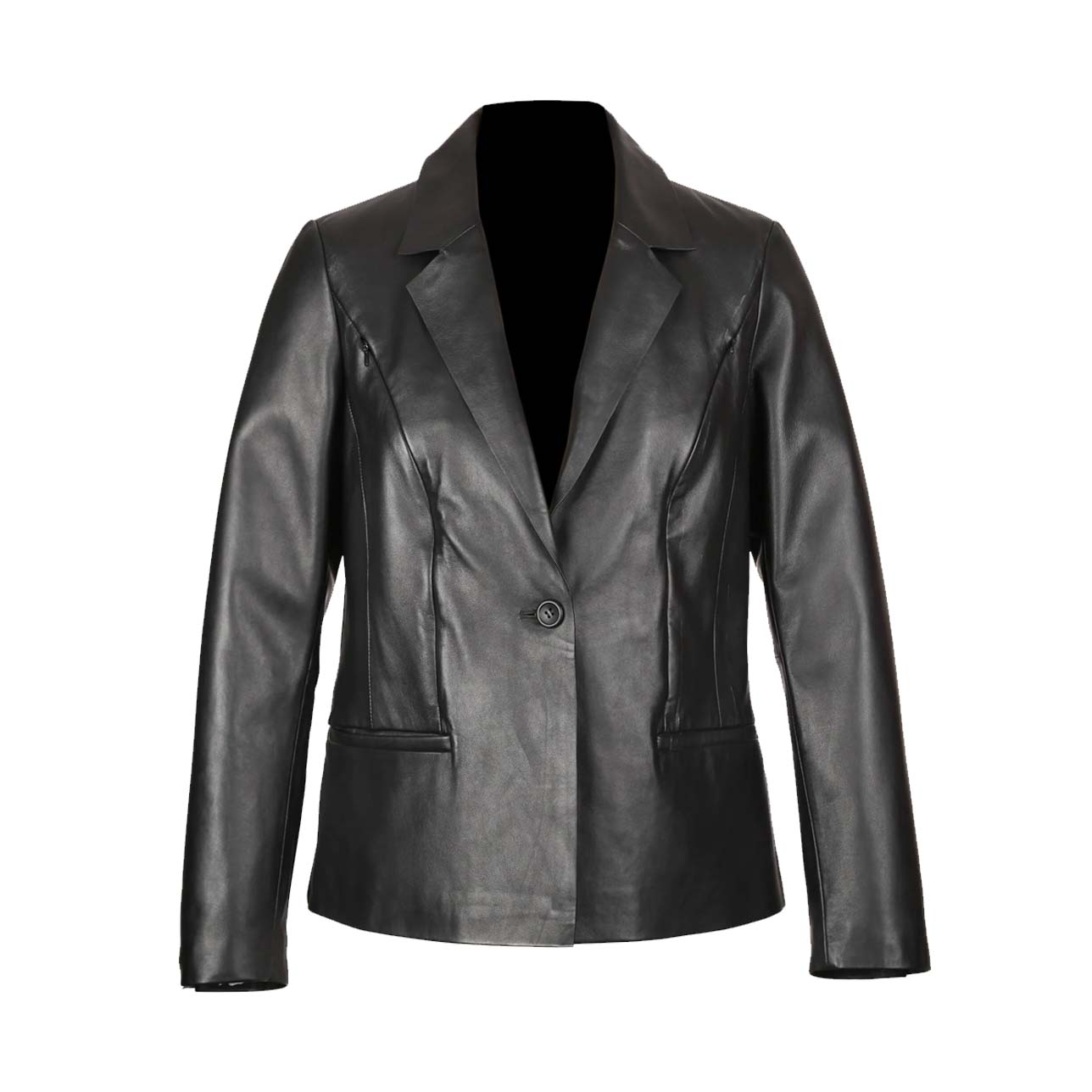 Andrea Women Leather Blazer