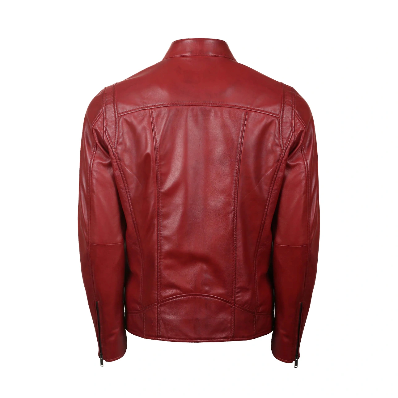 Dean Leather Biker Jacket - Image 6